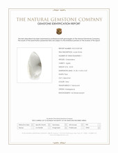 22.50 Ct. Grey Cabochon Agate from Madagascar Scan Report