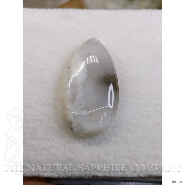 22.50 Ct. Grey Cabochon Agate from Madagascar