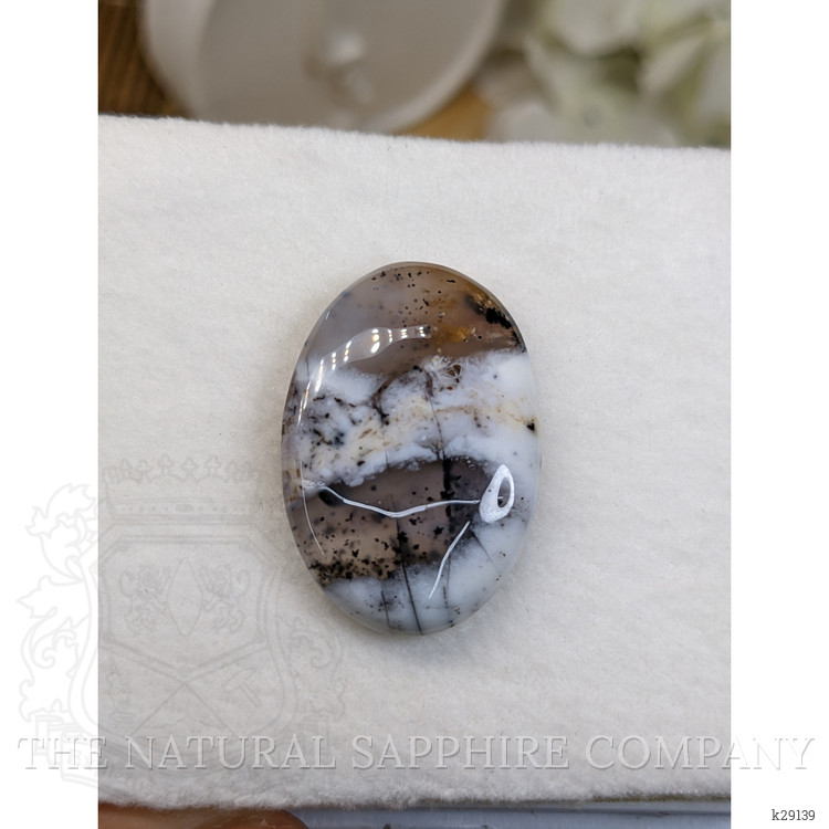 26.69 Ct. Multi Color Cabochon Agate from Madagascar