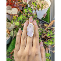 39.24 Ct. Multi Color Cabochon Agate from Madagascar Life Style