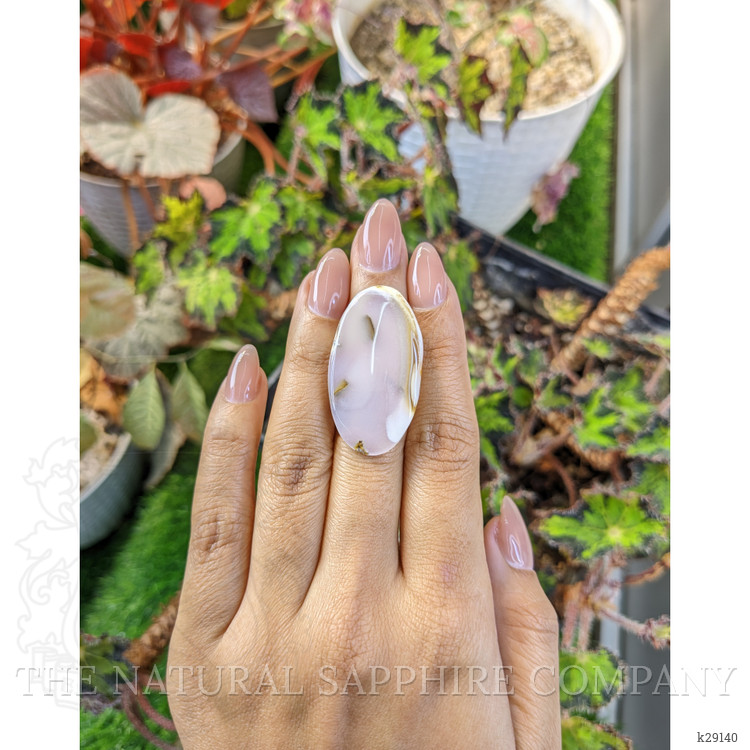 39.24 Ct. Multi Color Cabochon Agate from Madagascar