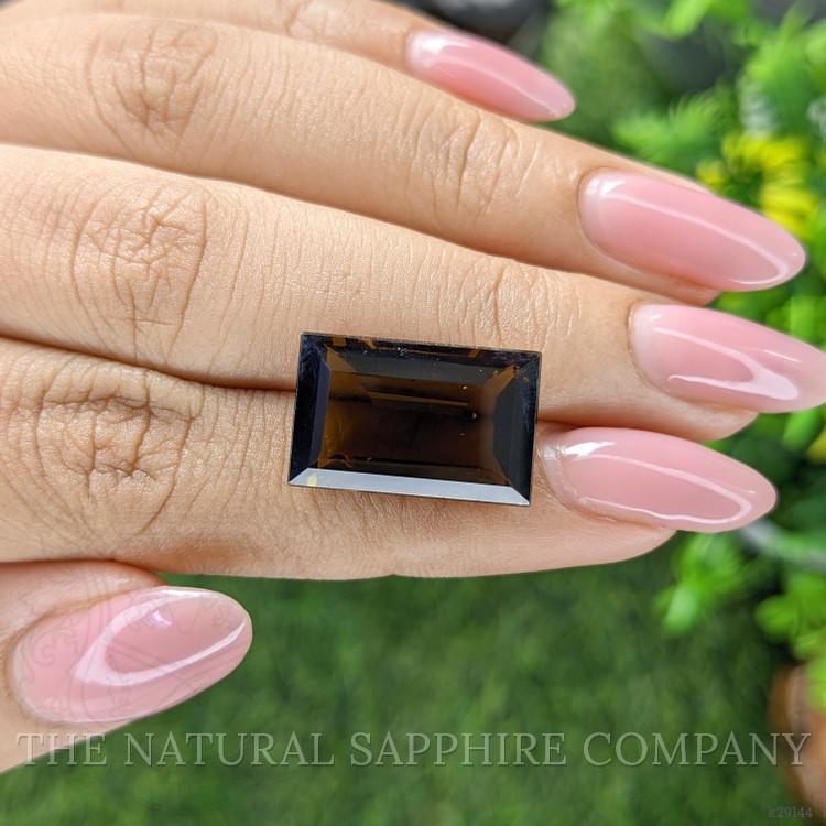 10.90 Ct. Greenish Brown Tourmaline from Ceylon (Sri Lanka)