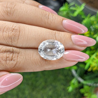 7.72 Ct. White Scapolite from Ceylon (Sri Lanka) Life Style