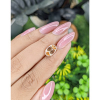 2.28 Ct. Golden Orange Hessonite Garnet Life Style