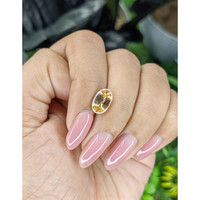 2.28 Ct. Golden Orange Hessonite Garnet Life Style