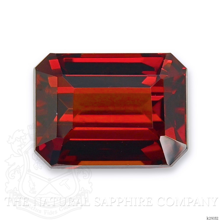 3.40 Ct. Orangish Red Garnet from Ceylon (Sri Lanka)
