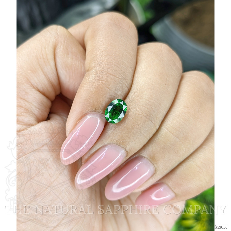 1.10 Ct. Tsavorite Garnet from Tanzania
