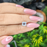 0.79 Ct. Blue Aquamarine from Tanzania Life Style