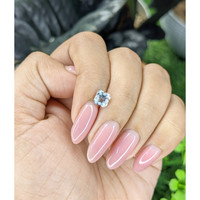 0.79 Ct. Blue Aquamarine from Tanzania Life Style