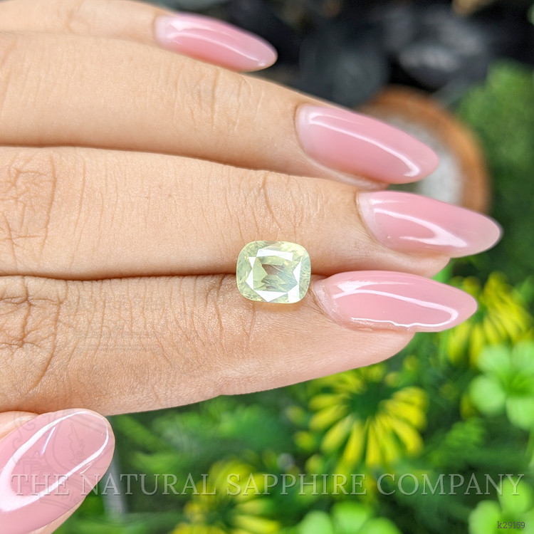 2.65 Ct. Yellowish Green Chrysoberyl from Ceylon (Sri Lanka)
