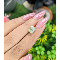 2.65 Ct. Yellowish Green Chrysoberyl from Ceylon (Sri Lanka) Life Style