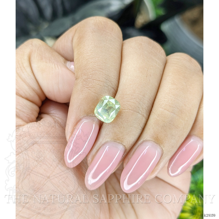 2.65 Ct. Yellowish Green Chrysoberyl from Ceylon (Sri Lanka)