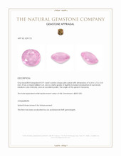 0.91 Ct. Pink Spinel from Tanzania Appraisal
