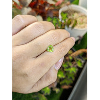 1.03 Ct. Yellowish Green Peridot from Pakistan Life Style