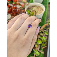 1.48 Ct. Purple Amethyst from Ceylon (Sri Lanka) Life Style