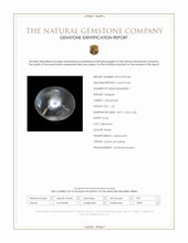 1.22 Ct. White Cabochon Moonstone from Ceylon (Sri Lanka) Scan Report