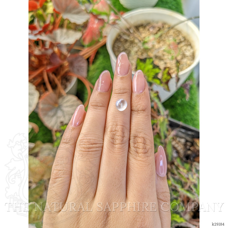 1.22 Ct. White Cabochon Moonstone from Ceylon (Sri Lanka)