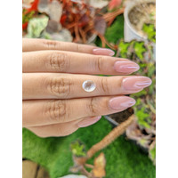 1.22 Ct. White Cabochon Moonstone from Ceylon (Sri Lanka) Life Style