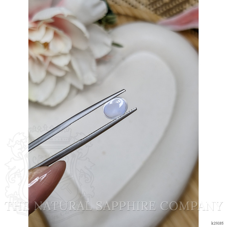 1.19 Ct. Blue Flash Cabochon Moonstone from Ceylon (Sri Lanka)