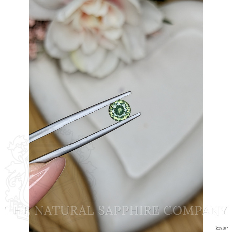 1.00 Ct. Green Zircon from Ceylon (Sri Lanka)