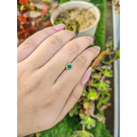 1.00 Ct. Green Zircon from Ceylon (Sri Lanka) Life Style