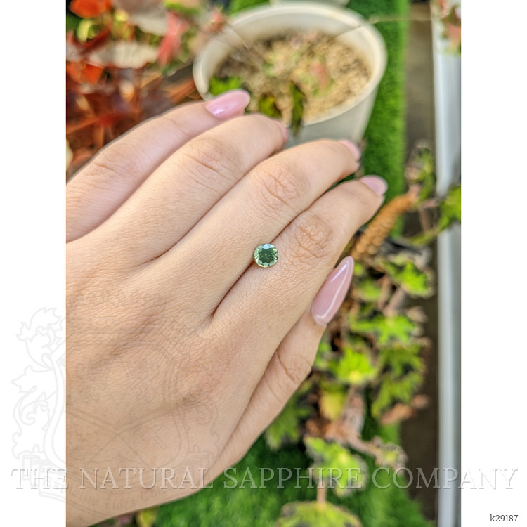 1.00 Ct. Green Zircon from Ceylon (Sri Lanka)