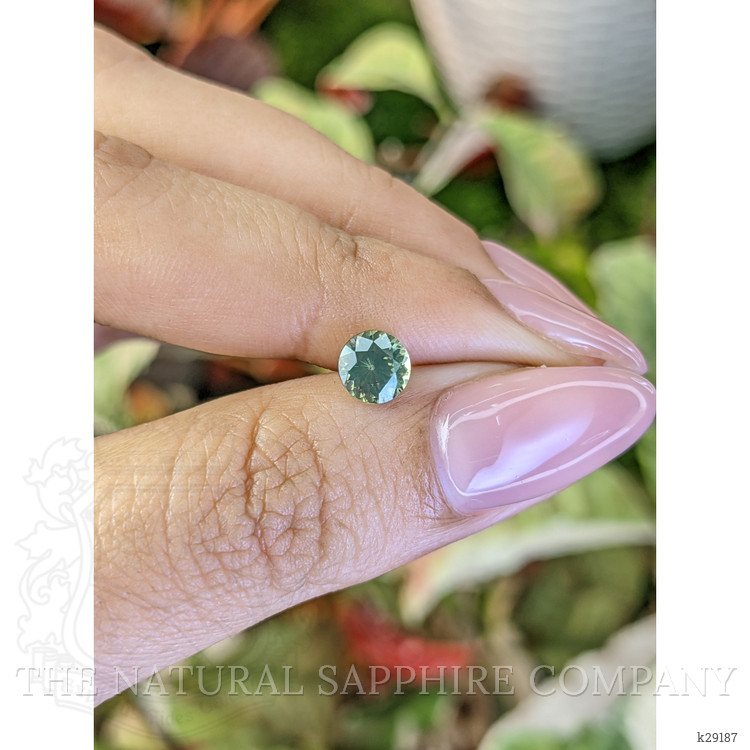 1.00 Ct. Green Zircon from Ceylon (Sri Lanka)