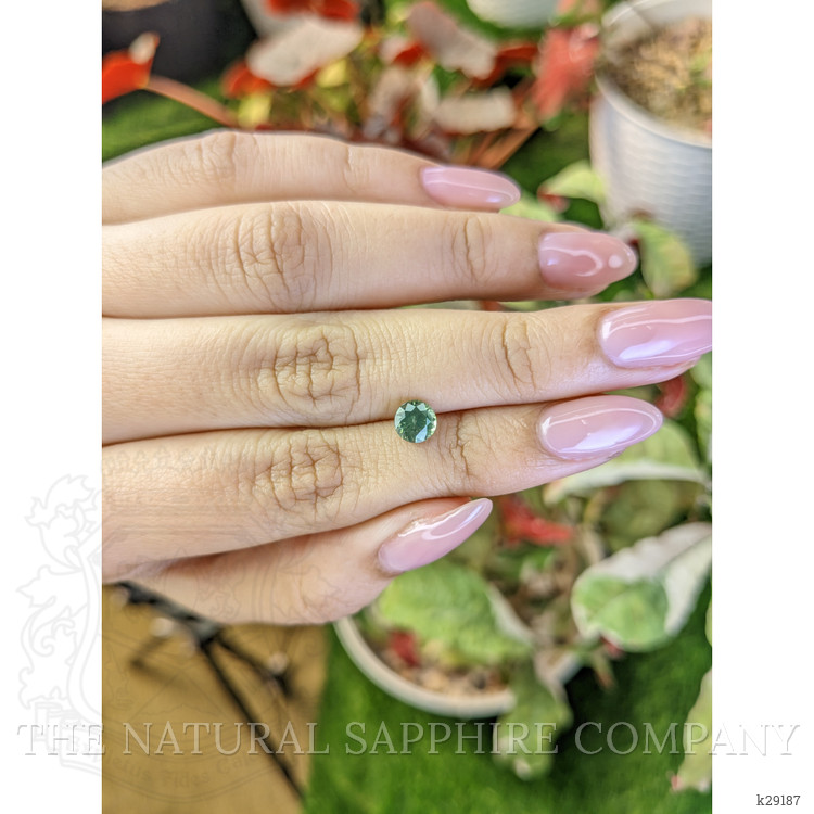 1.00 Ct. Green Zircon from Ceylon (Sri Lanka)