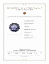 0.87 Ct. Violet Spinel from Ceylon (Sri Lanka) Scan Report