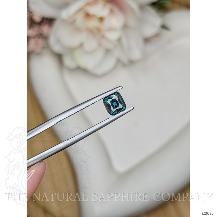 0.90 Ct. Greenish Blue Spinel from Ceylon (Sri Lanka)