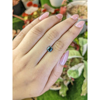 0.90 Ct. Greenish Blue Spinel from Ceylon (Sri Lanka) Life Style