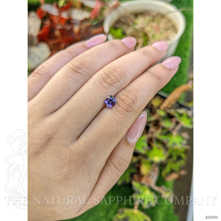 0.88 Ct. Purple Spinel from Ceylon (Sri Lanka)