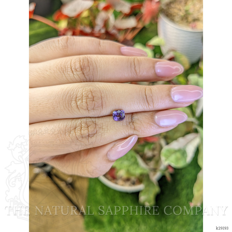 0.88 Ct. Purple Spinel from Ceylon (Sri Lanka)