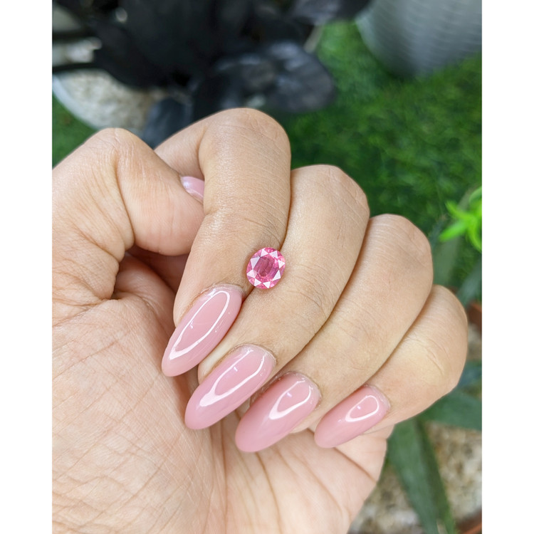 1.13 Ct. Pink Spinel from Tanzania