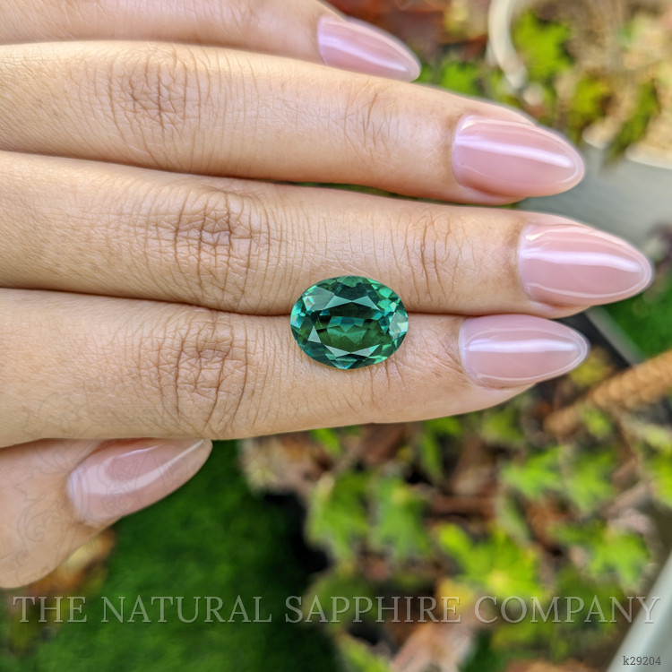 6.52 Ct. Bluish Green Prasiolite from Brazil
