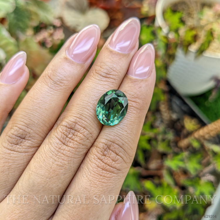 6.52 Ct. Bluish Green Prasiolite from Brazil