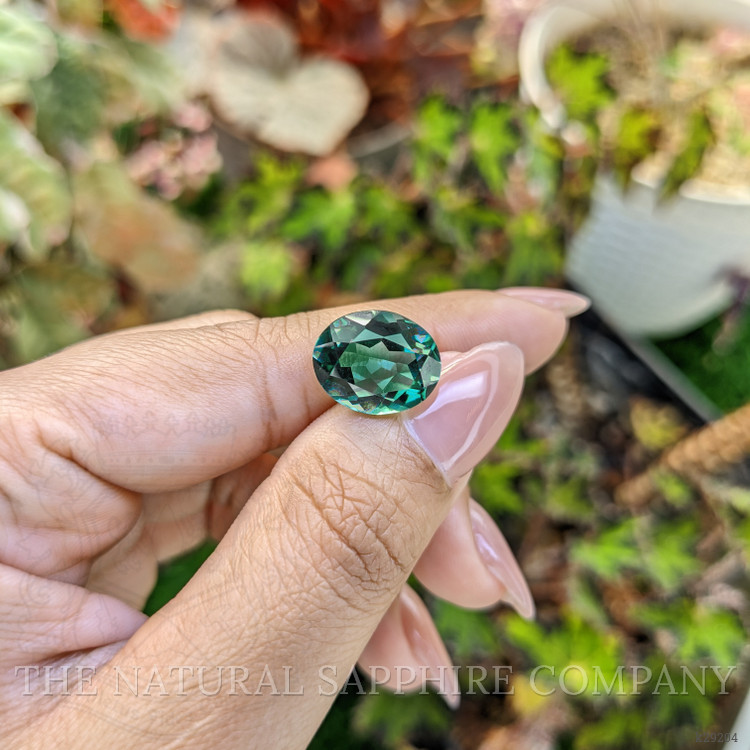 6.52 Ct. Bluish Green Prasiolite from Brazil