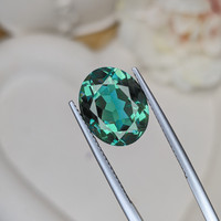 6.52 Ct. Bluish Green Prasiolite from Brazil Life Style