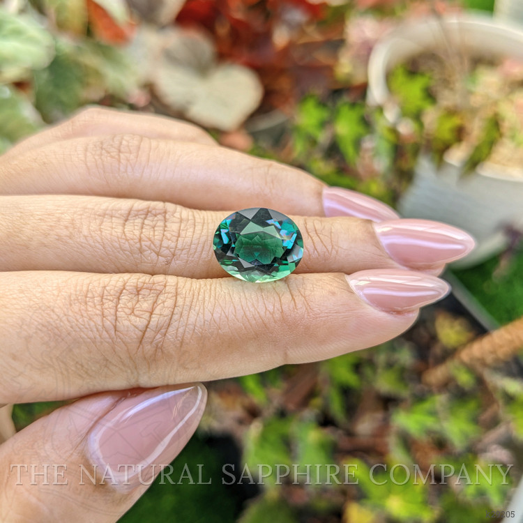 6.87 Ct. Bluish Green Prasiolite from Brazil