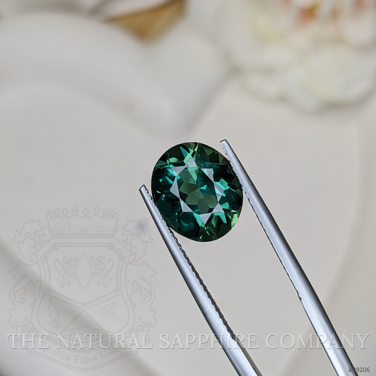 3.98 Ct. Bluish Green Prasiolite from Brazil