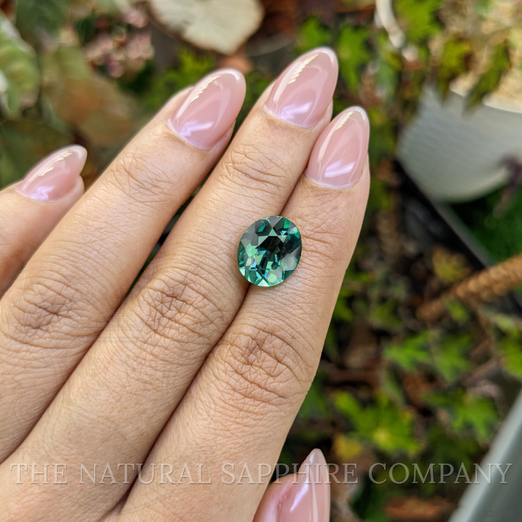 3.98 Ct. Bluish Green Prasiolite from Brazil