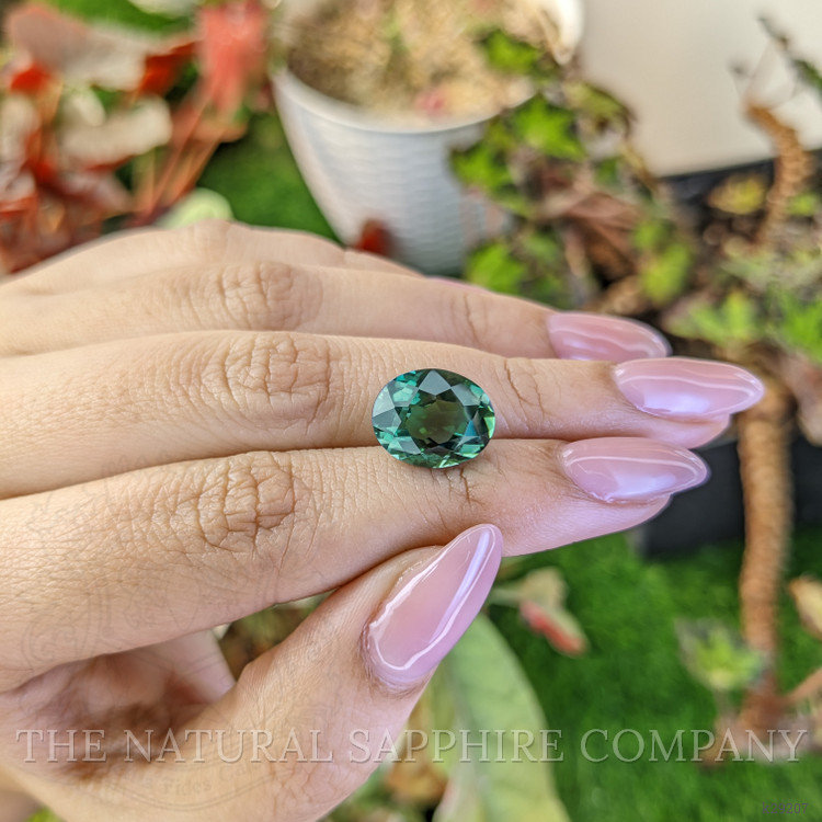 5.97 Ct. Bluish Green Prasiolite from Brazil