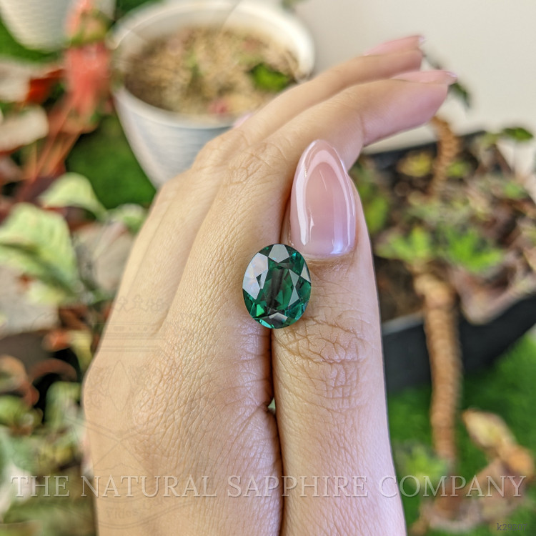 5.97 Ct. Bluish Green Prasiolite from Brazil