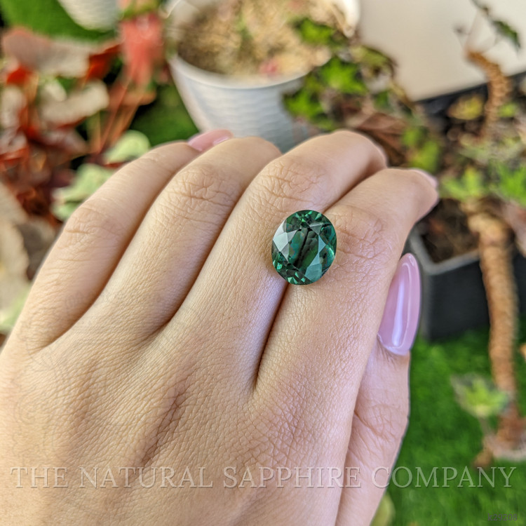 6.58 Ct. Bluish Green Prasiolite from Brazil