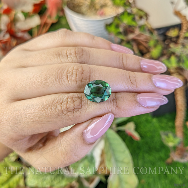 6.58 Ct. Bluish Green Prasiolite from Brazil