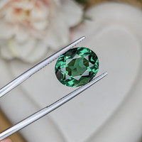 6.58 Ct. Bluish Green Prasiolite from Brazil Life Style