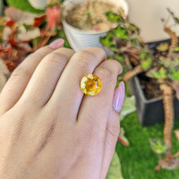 5.82 Ct. Yellow Citrine from Brazil Life Style