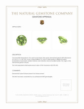 1.06 Ct. Demantoid Garnet from Russia Appraisal