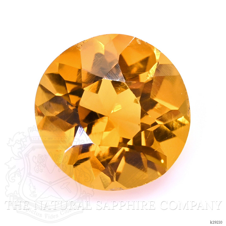 3.54 Ct. Orangish Yellow Citrine from Brazil