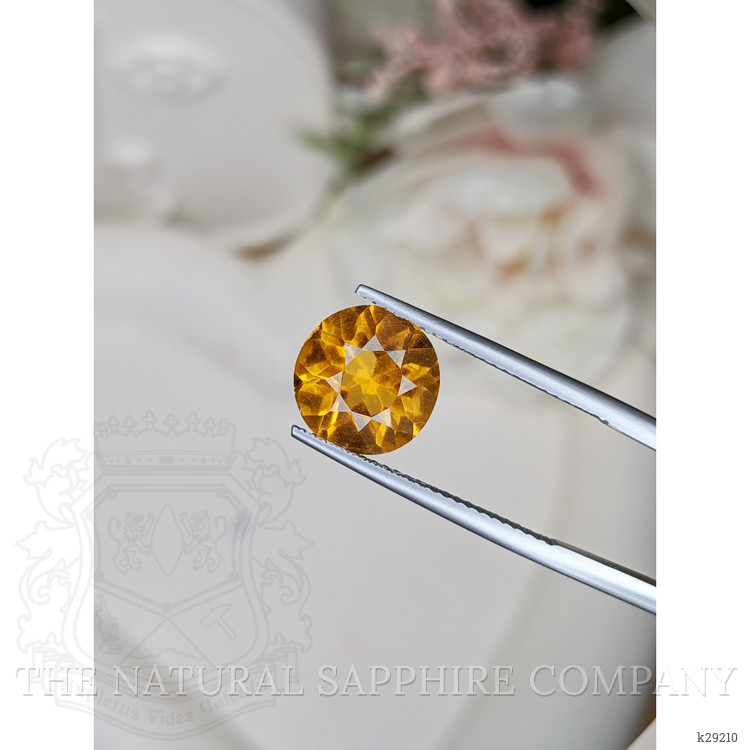 3.54 Ct. Orangish Yellow Citrine from Brazil